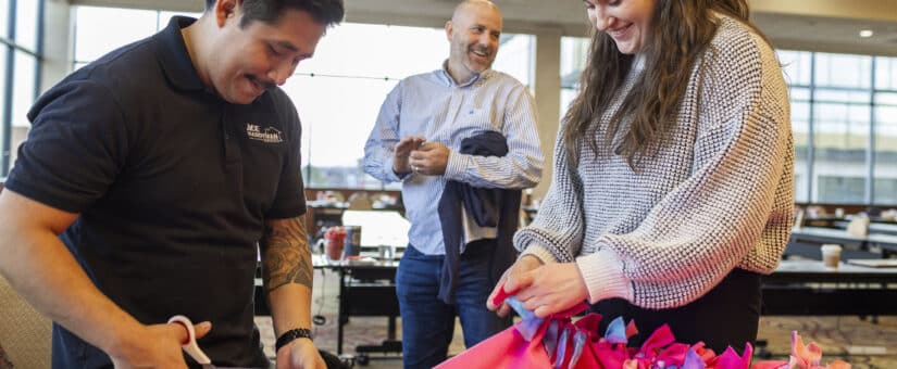 Ace Handyman Services Team Donates Handmade Blankets to Children’s Miracle Network Hospital in Denver
