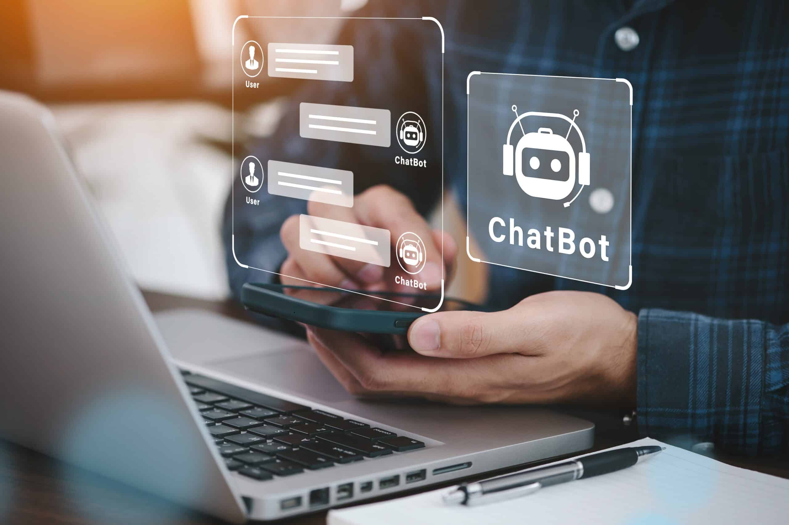 Using,System,Ai,Chatbot,In,Computer,Or,Mobile,Application,To