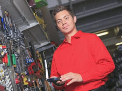 A,Employee,Of,A,Hardware,Store,At,Work