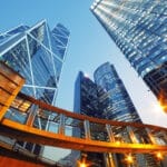 Skyscrapers in Hong Kong