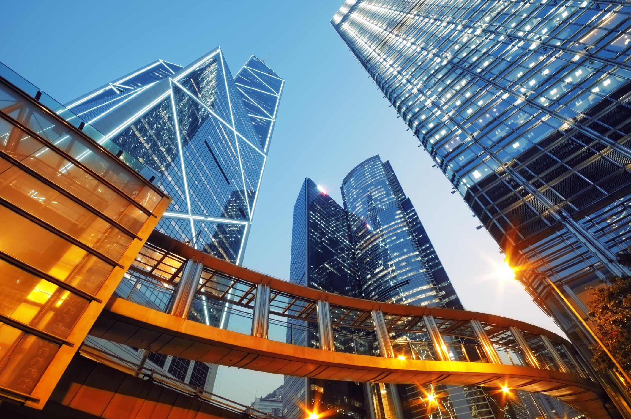 Skyscrapers in Hong Kong