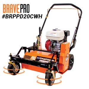 BRAVEPRO “U TURN” WALK-BEHIND DETHATCHER