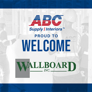 ABC Supply Interiors Acquires Wallboard, Inc.