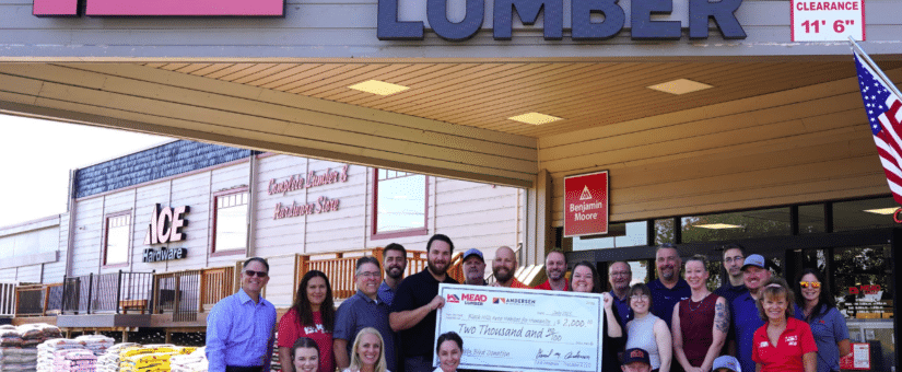 Mead Lumber and Andersen Windows Donate $12,000 to Habitat for Humanity Chapters