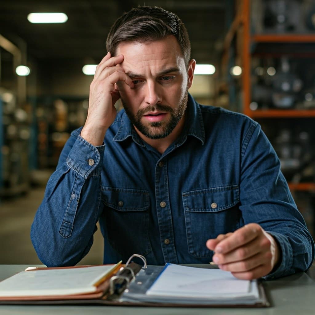 Business Owner reviewing store operations